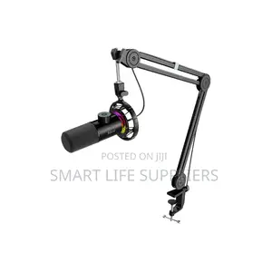 Fifine Usb Dynamic Mic | Professional RGB Streaming Microphone