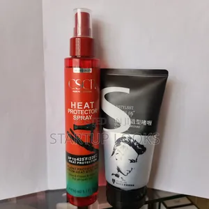 Hair Heat Protection Spray + Free Styling Gel