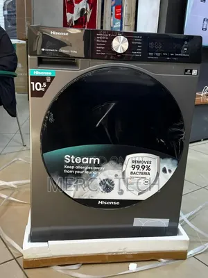 Hisense 10.5kg Front Load Wash and Spin Washing Machine With Steam