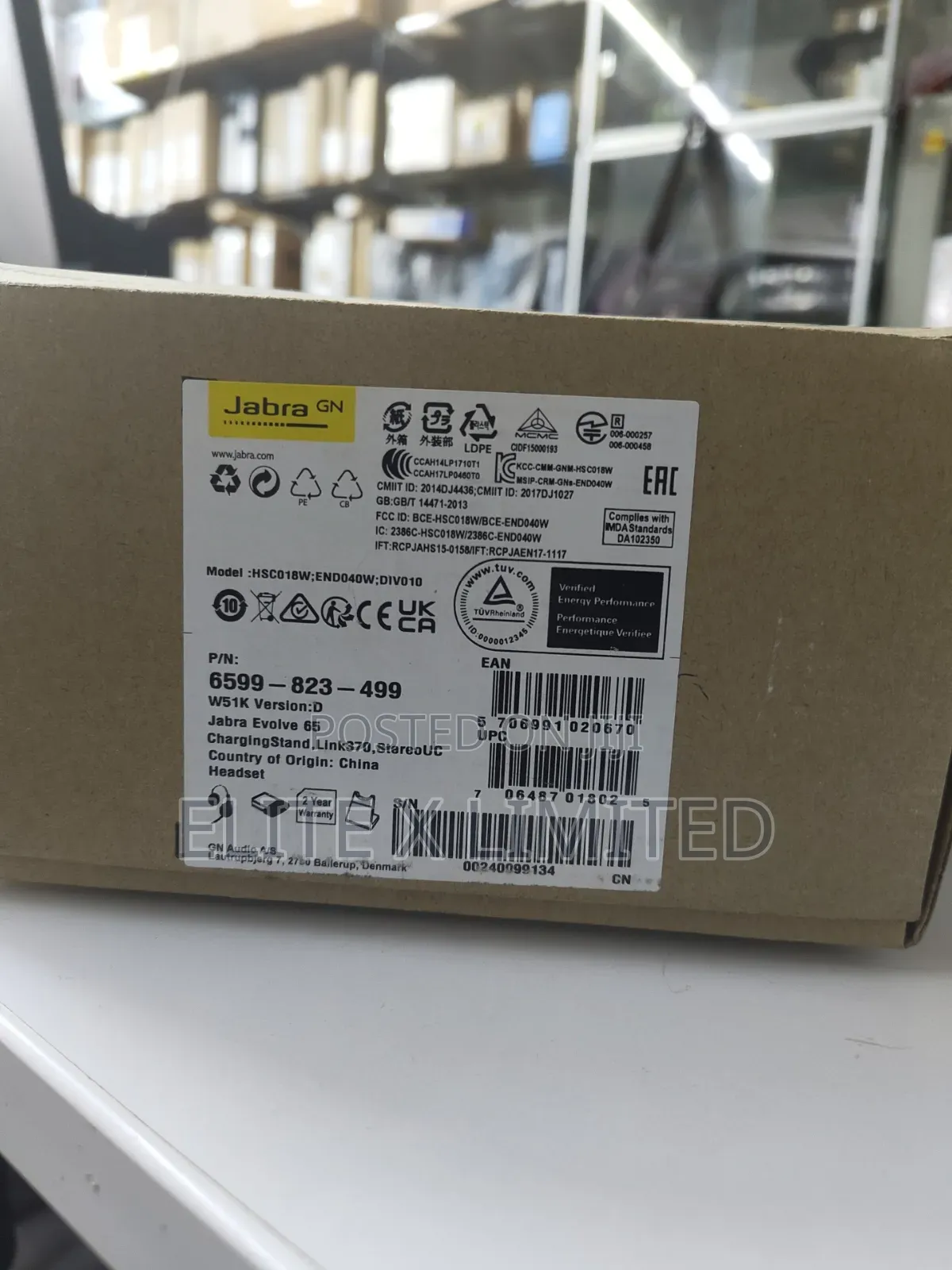 Jabra Evolve 65 Headset