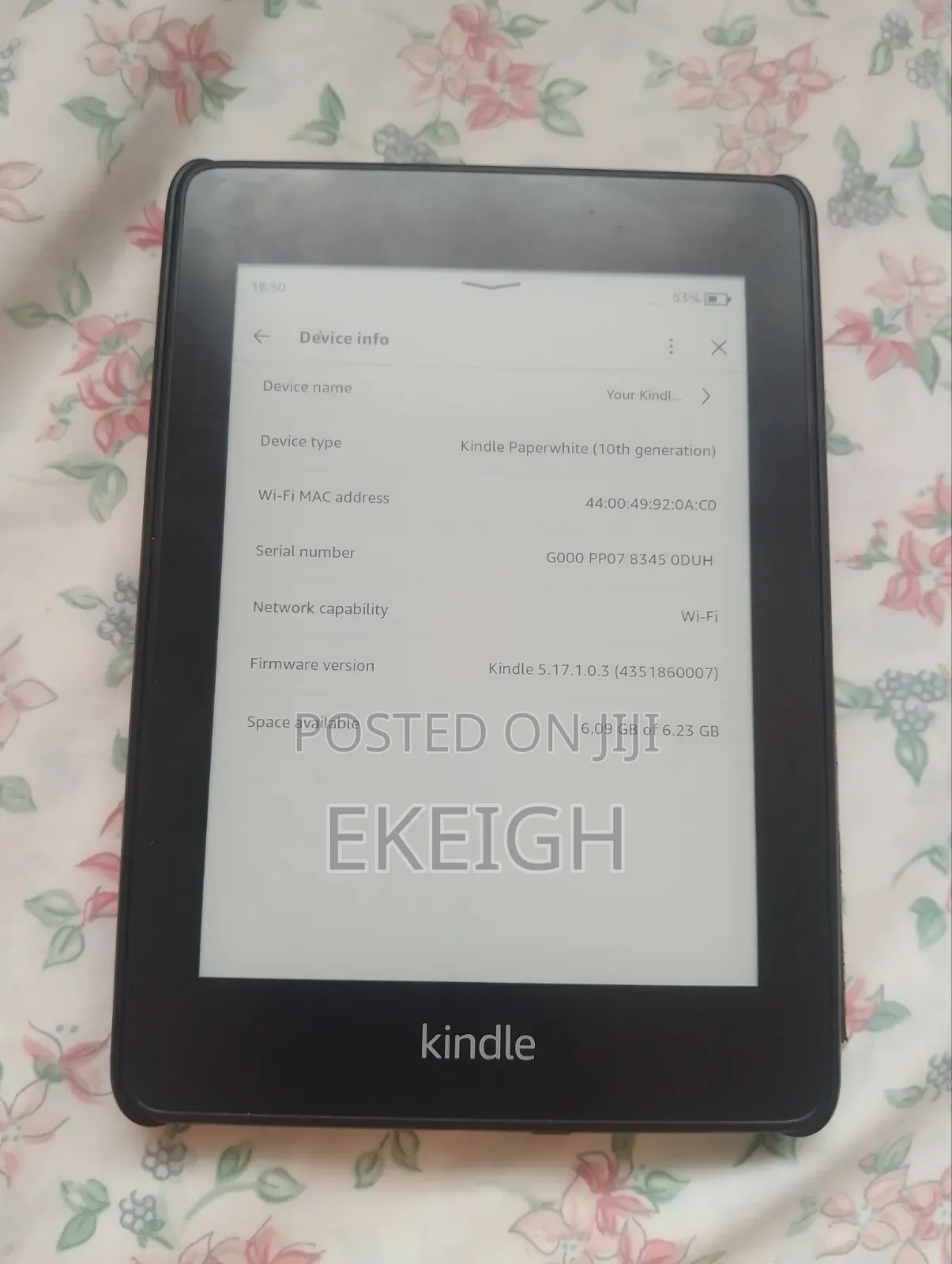 Amazon Kindle Paperwhite 8 GB Black