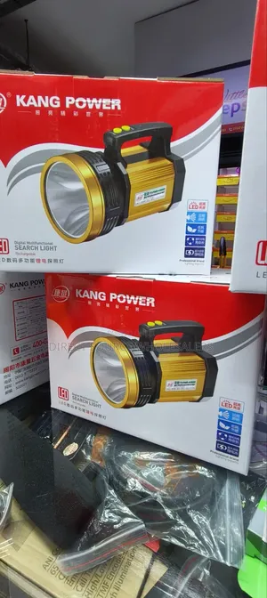 Kang Power Digital Rechargeable Torch Light Long Range Searchlight.