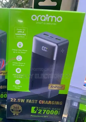 Oraimo Powernova Qf1 Opb-7270q 27,000mah 22.5w
