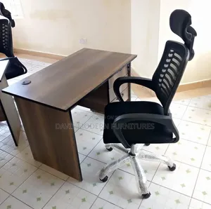Swivel Computer Desk With a Matching Office Chair