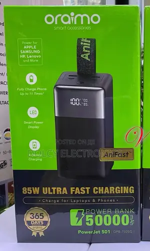 Oraimo Powerjet 501 Opb-750sq 50,000mah 85w