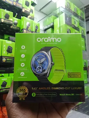 Oraimo Watch Nova 2r 1.43 Amoled, Diamond Cut Luxury Smart Watch