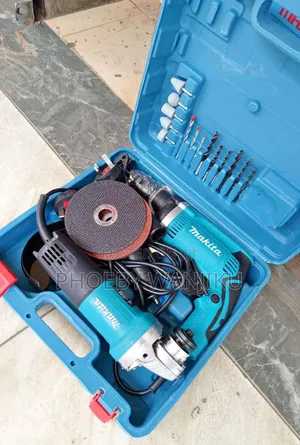 New Makita Electric Combo Dill/Grinder Combo Set