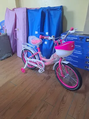 Pink Lady Bike Size 16 With Support Wheels