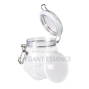 Glass Canister Storage Container Sealed Storage Jar-1l