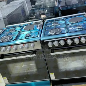 Haier 60x60 Standing Cooker 3 Gas + 1 Electric Oven