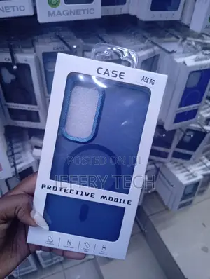 Samsung Galaxy A55 Blue Magnetic Protective Cases