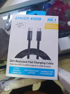 Anker Usb-C to Usb-C Cable 2m Black