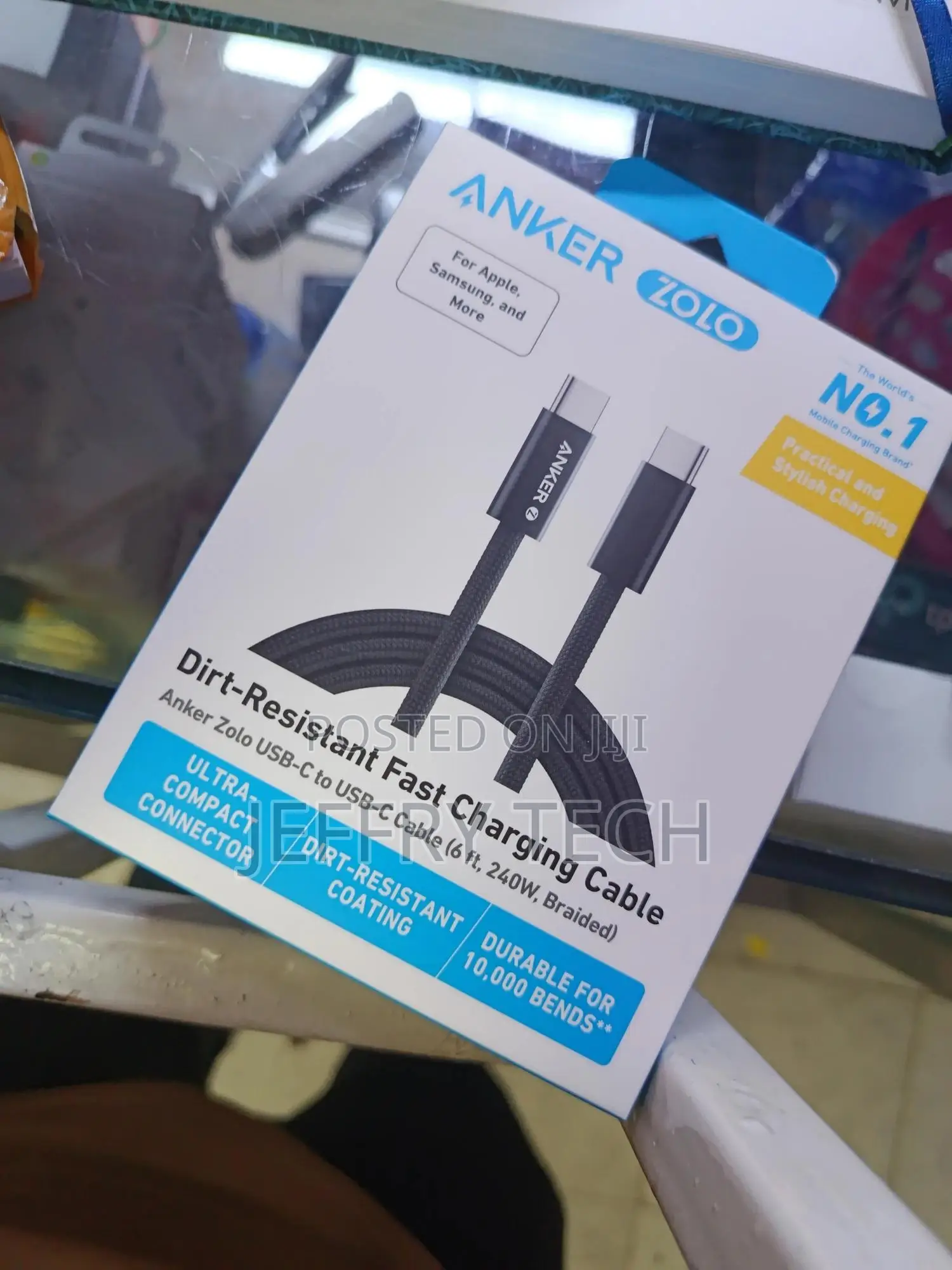 Anker Usb-C to Usb-C Cable 2m Black