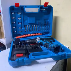 Best 21v Portable Cordless Drill Set With Dual Battery Pack