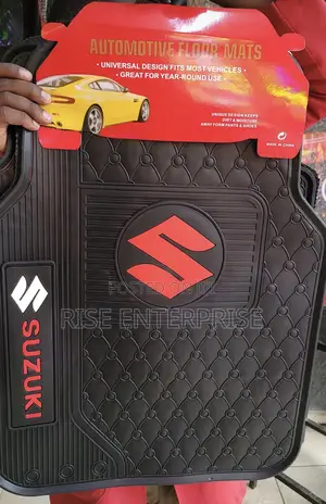 Suzuki Rubber Branded Car Mats-5 Pieces