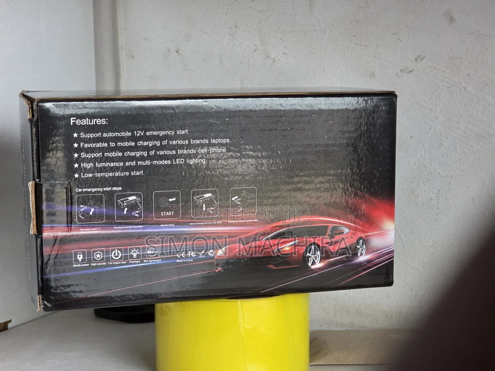 2 in 1 High Power Car Jump Starter With Compressor