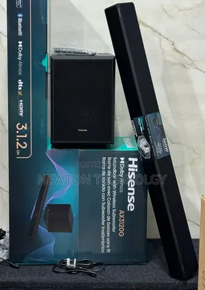 Hisense Soundbar 360w 3.1.2 Channel Ax3120g
