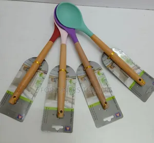 Silicone Wooden Handle.