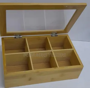6 Slots Bamboo Wooden .