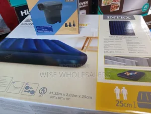 Intex 5*6 Inflatable Mattress With Free Electric Pump
