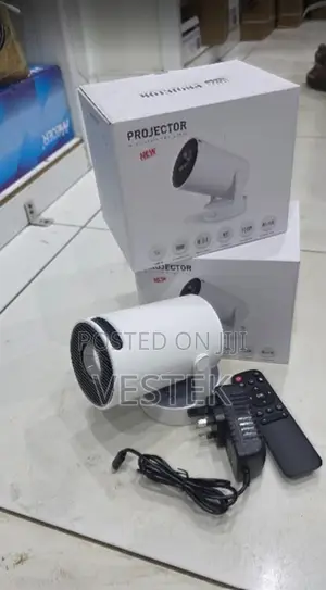 Hy300 Pro Ultra Portable Home Theater Projector With Built-in Speaker