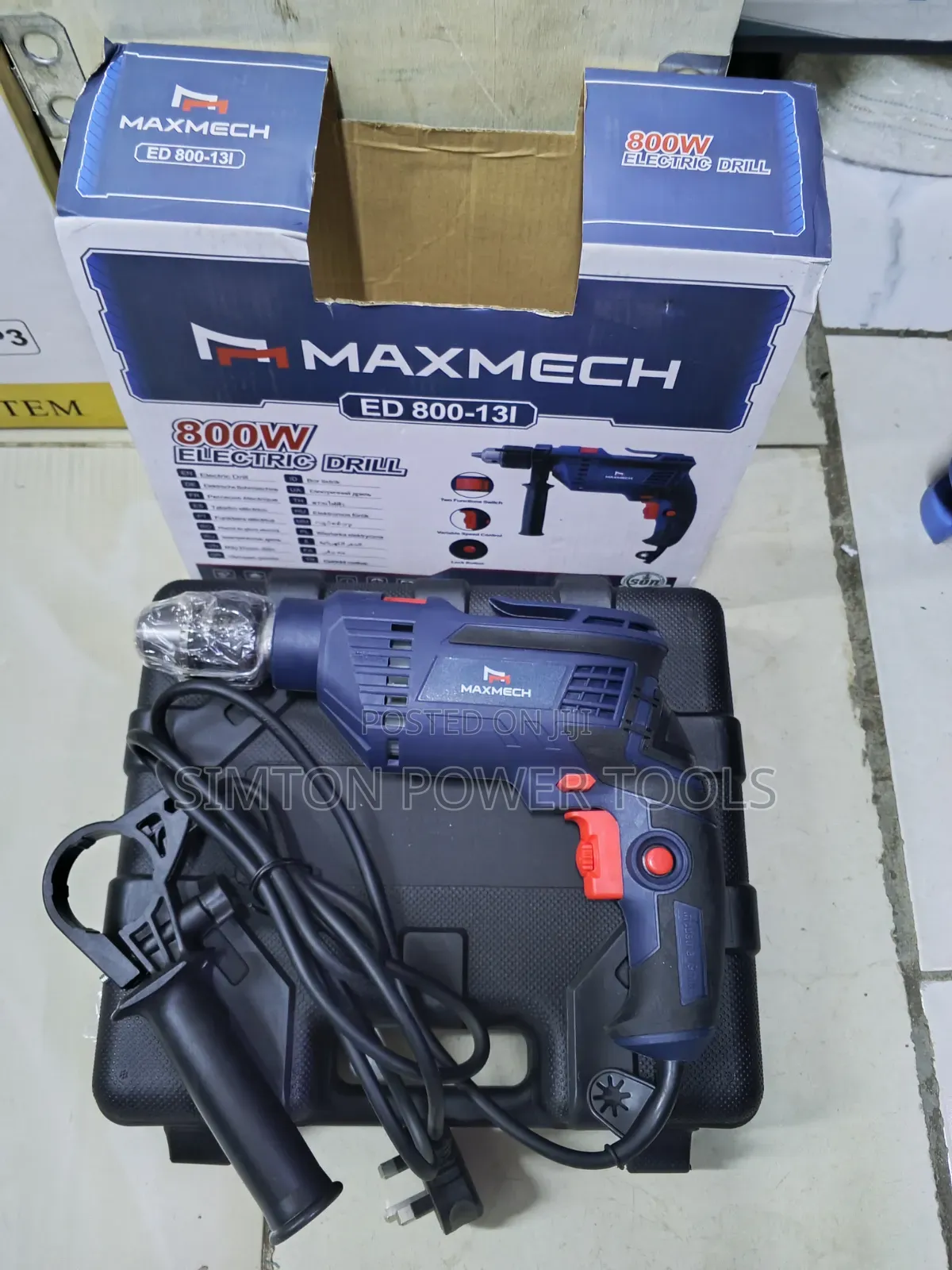 800w Maxmech Electric Drill