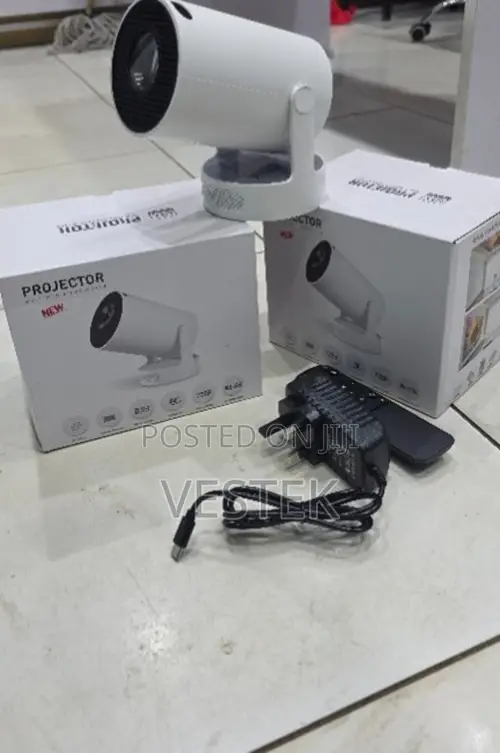 Hy300 Pro Ultra Hd Multimedia Projector With Remote and Type-C Cable