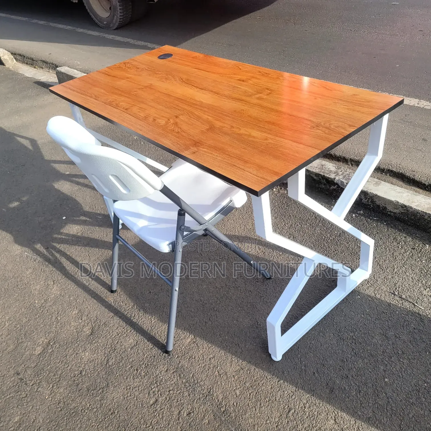 Modern Wooden Top Computer Desk