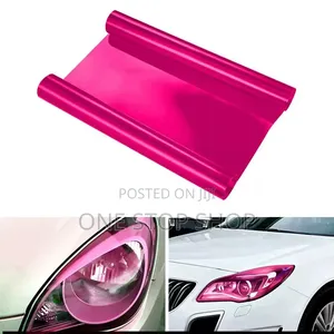 2meter Light_pink Tailgate,Headlight Film Sticker