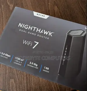 Nighthawk Wifi 7 Router Rs100, 3.6 GBPS