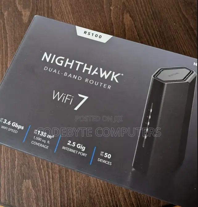 Nighthawk Wifi 7 Router Rs100, 3.6 GBPS