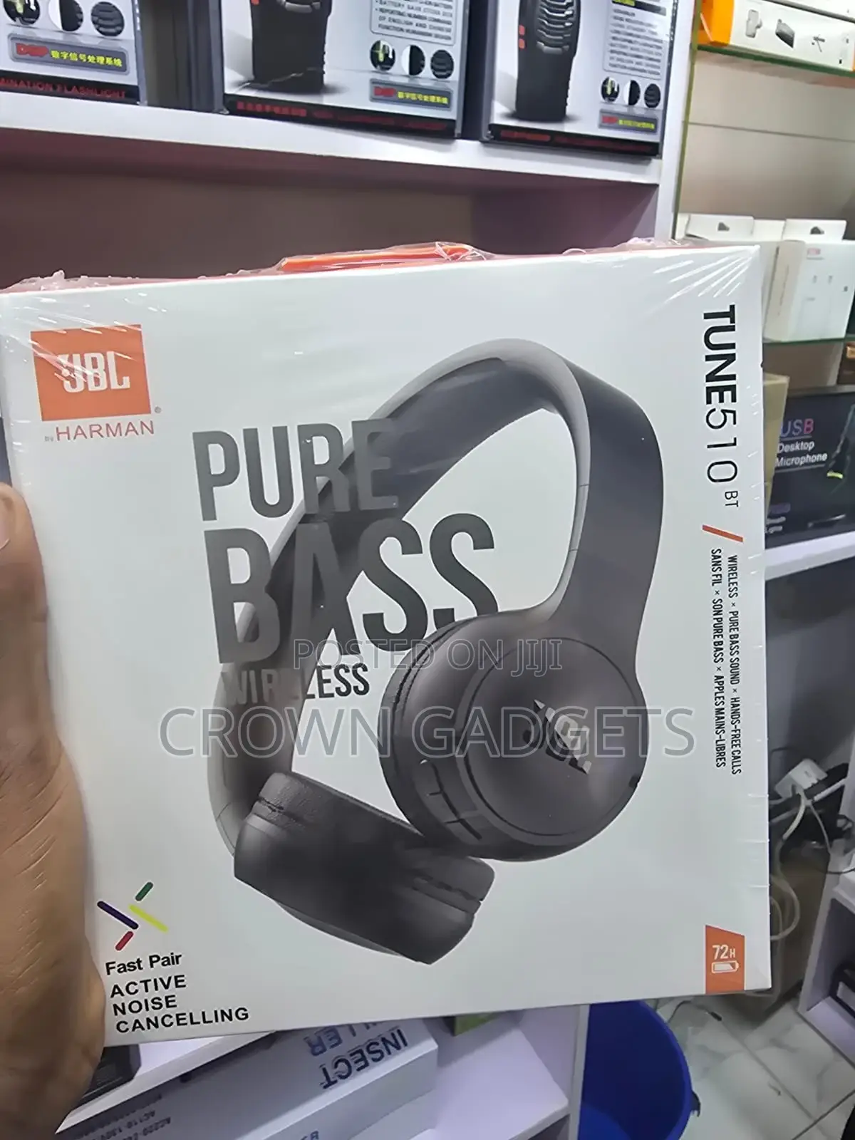 Jbl 510bt Foldable Bluetooth Headphones With Mic
