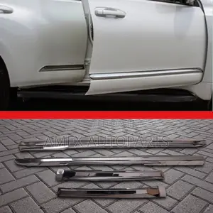 Door Moulding Set Toyota Prado 150 2018 Chrome Type -Amex