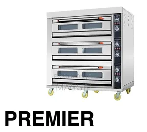 Commercial Electric Oven Three Deck Nine Trays