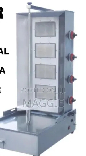 Premier Commercial Gas Shawarma Machine 4 Burner