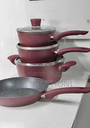 7pcs Granite Non-Stick Set, Induction, Gas Electric Cooktop