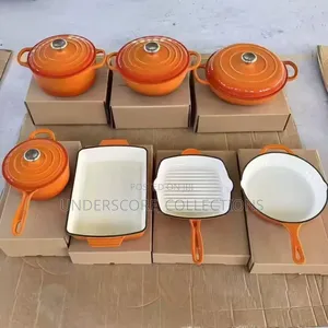 11 Pieces Cast Iron Pots