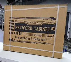 4u Wall Mount Data Cabinet With Glass Door