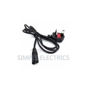 2 Pin Power Cable for Radio, Pc Monitors, Printer, Computer, Kettl
