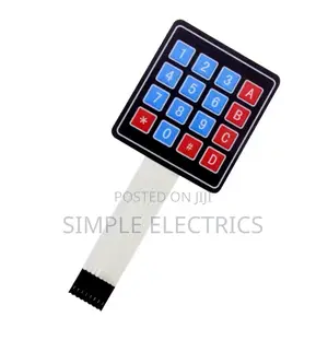 4 X 4 Matrix Array 16 Key Membrane Switch Keypad Keyboard for Arduino
