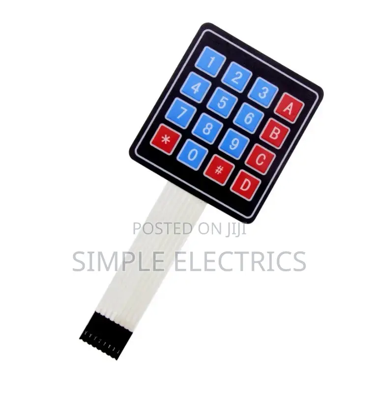 4 X 4 Matrix Array 16 Key Membrane Switch Keypad Keyboard for Arduino