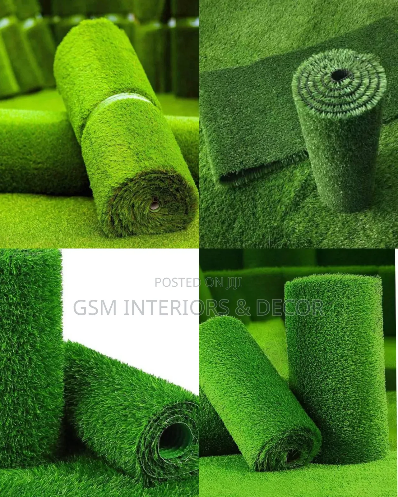 Artificial Green Grass Carpets With Natural Look