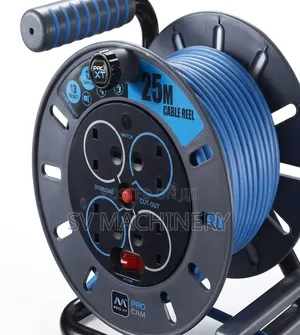 4 Socket Extension Cable Reel 2.5mm 25m