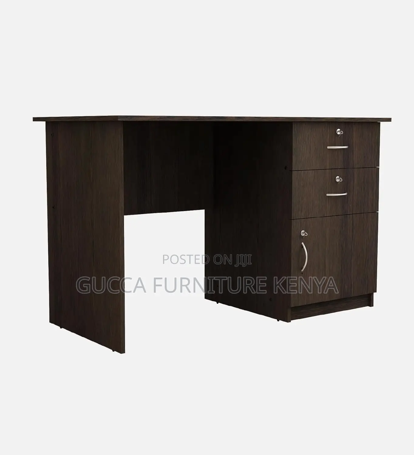 Brown Customized Home Study Area Desk