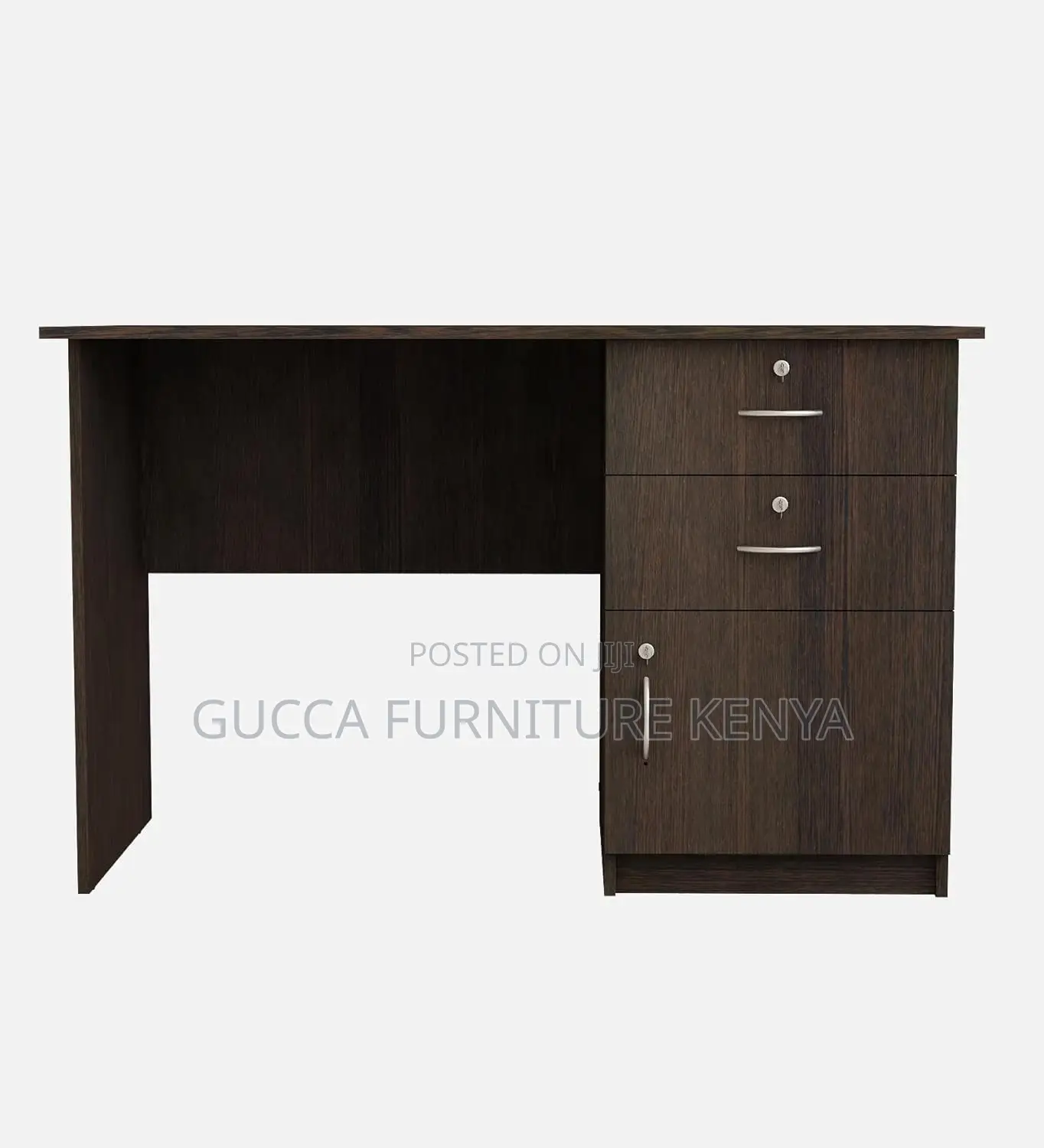 Brown Customized Home Study Area Desk