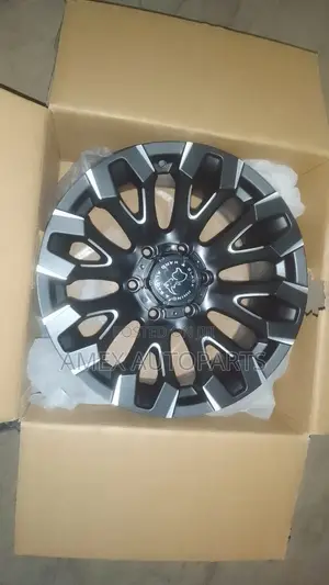 Rims 17 Inch Matt Black+Milling Spoke Et0 H*Pcd 6x139.7 Cb 110.1(Amex)