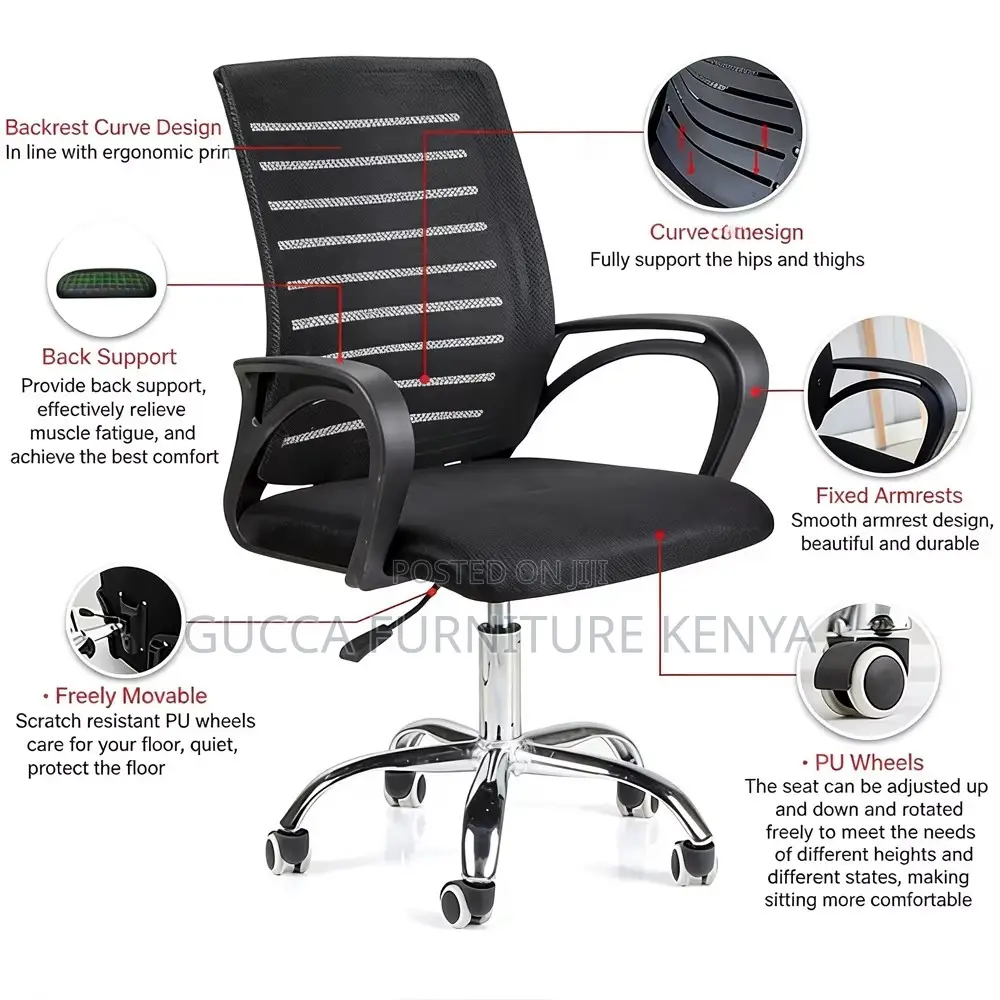 Simple Adjustable Strong Mesh Task Chair