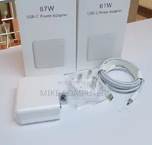 Original Macbook Usb-C Charger – 87w Type-C Power Adapter Complete