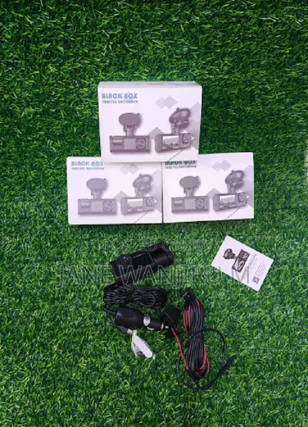 ! 3 in 1 Dash Camera DVR Black Box With Reverse Camera