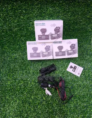 3 in 1wifi Car Dash Camera Front Rear Hd 1296p Black Box Recorder